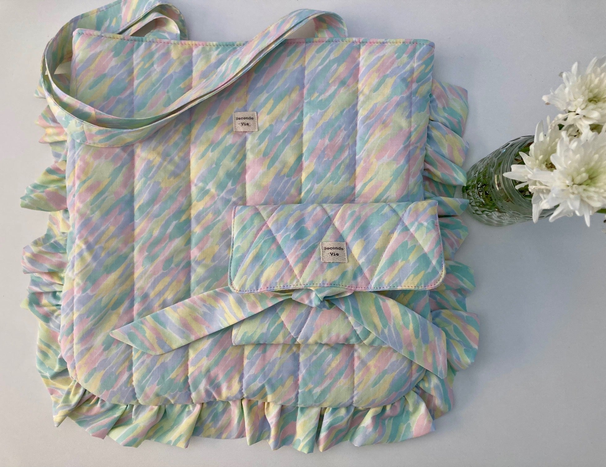 Tote bag à volant