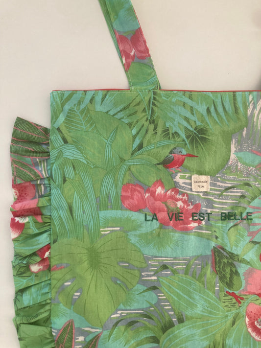 Tote bag volant