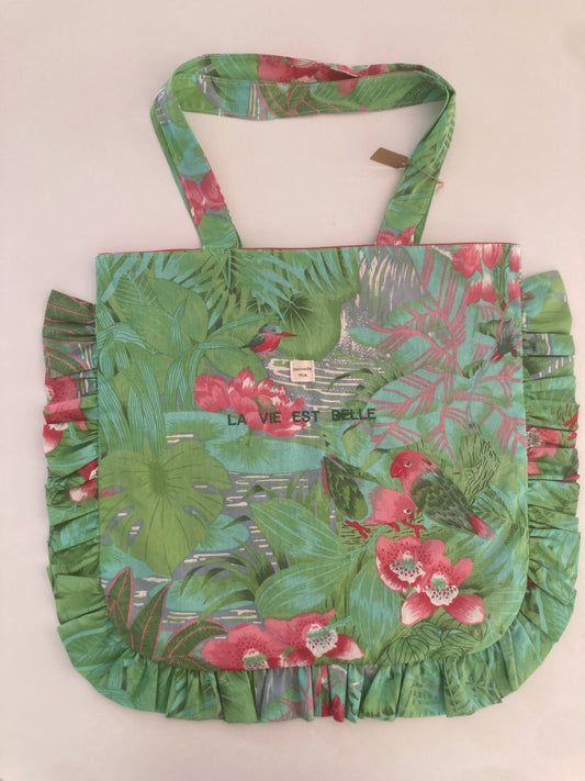 Tote bag volant